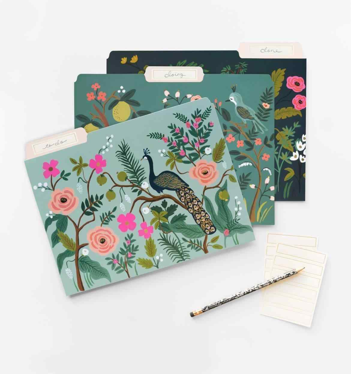 Shanghai Garden Letter Size File Folders