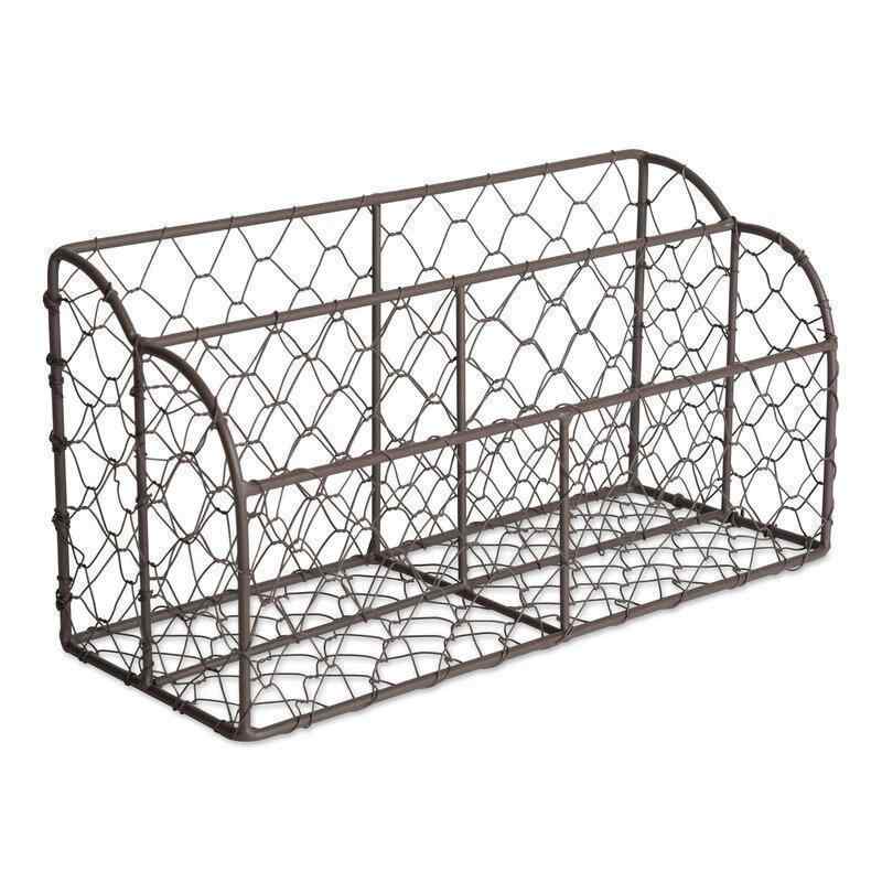 Doby Chicken Wire Metal Desktop Paper Organizer