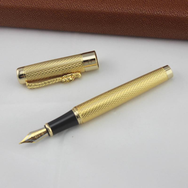 clip Business ink pen office birthday present Gifts Writing Metal Fountain Pen Nib