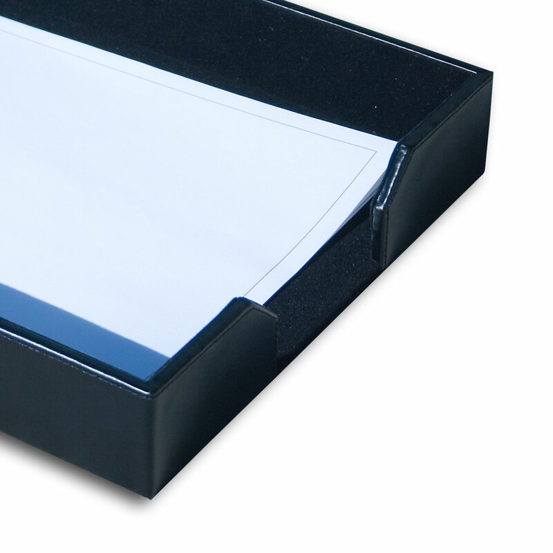 Bonded Leather Letter Tray