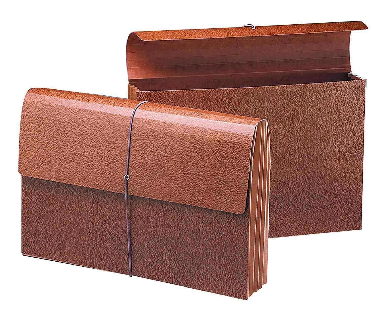 Expanding File Wallet with Flap and Cord Closure, 3-1/2" Expansion