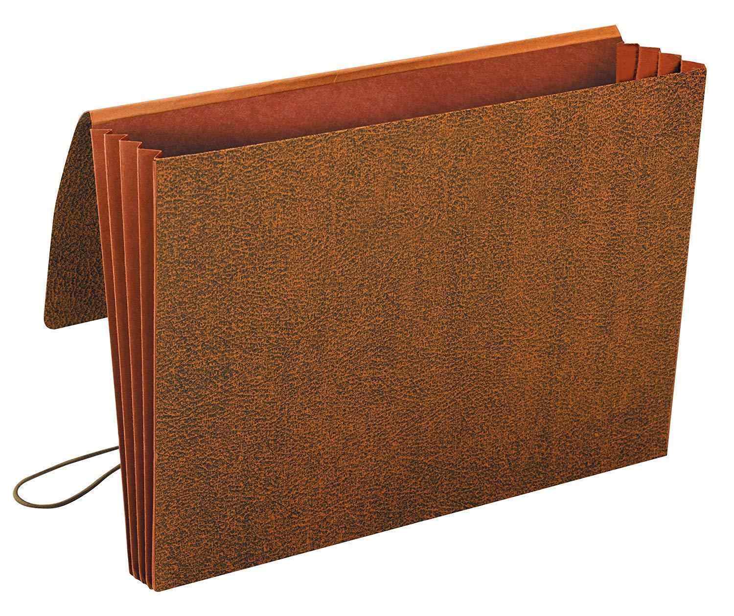 Expanding File Wallet with Flap and Cord Closure, 3-1/2" Expansion